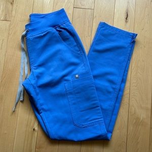 Figs XXS Yola regular length scrub pants in Cecil blue